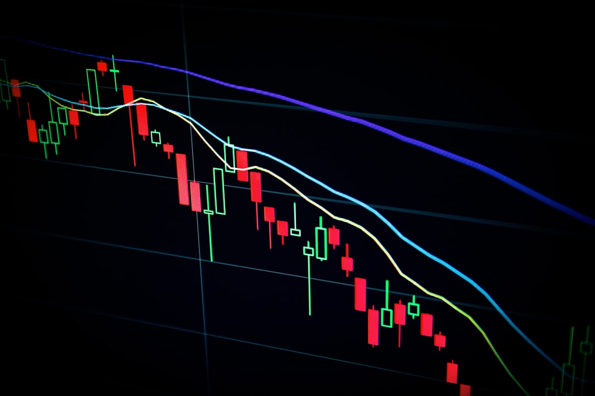 Graphique boursier et trading ETF pour PEA